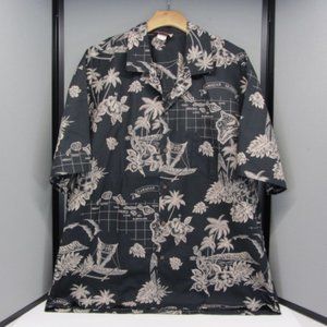 Vintage Winnie Fashion Tropical Hawaiian Shirt. Size XL Hilo Hattie